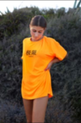 Picture of Eva - Photoset 003092201 - Orange  T-shirt outfit