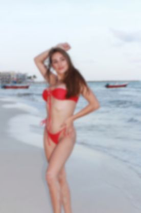 Picture of Jaqueline - Photoset 04082304 - Red Bikini outfit 